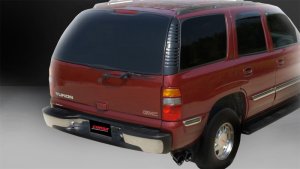 Chevrolet Tahoe Performance Exhaust - CORSA Performance - Cat-Back Single Side w Twin 4in Pro-Series Tips - Black - `01-`06